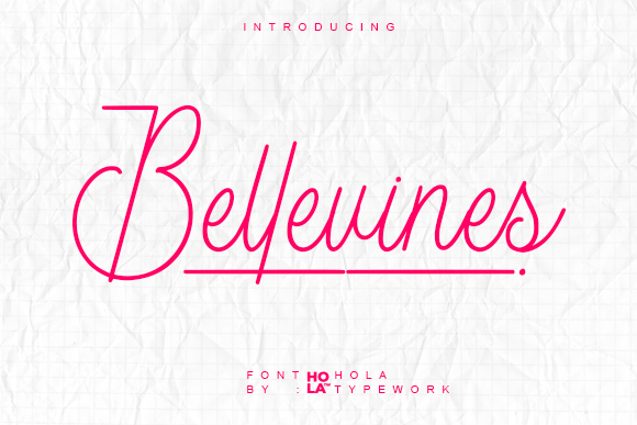 Bellevines: A Modern Luxury Script for Makers