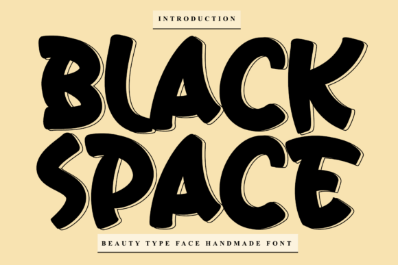 Black Space: A Timeless Handwritten Font for Editorial Design