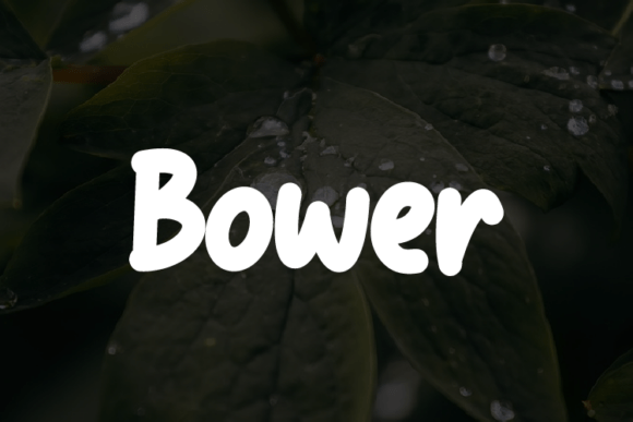 Bower: A Modern Typeface for Elegant Editorial Design