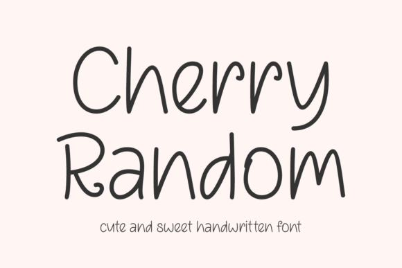 Cherry Random: A Sweet Handwritten Font for Branding