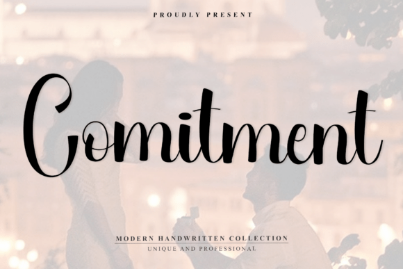 Comitment Font: A Sophisticated Script for Brand Identity