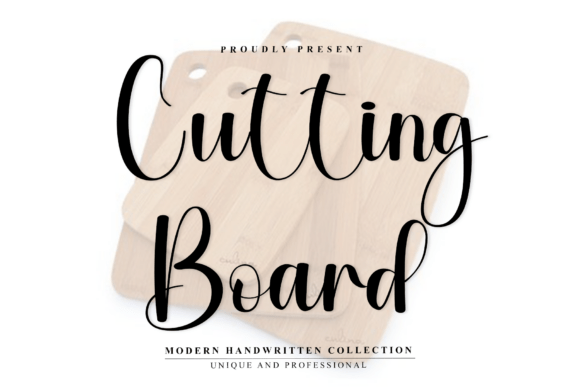 Cutting Board: A Handwritten Font for Editorial Design