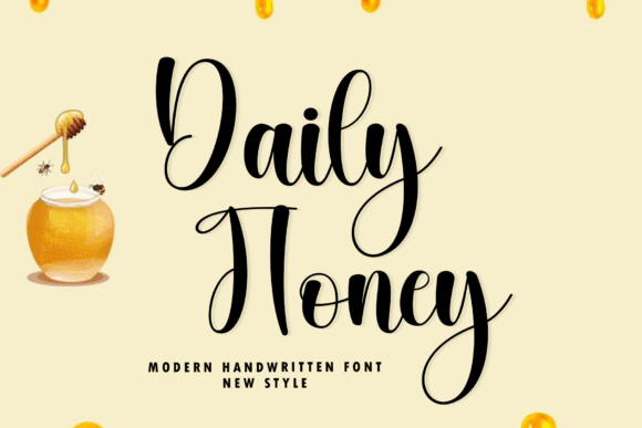 Daily Honey: A Fluid Script Font for Modern Web Design
