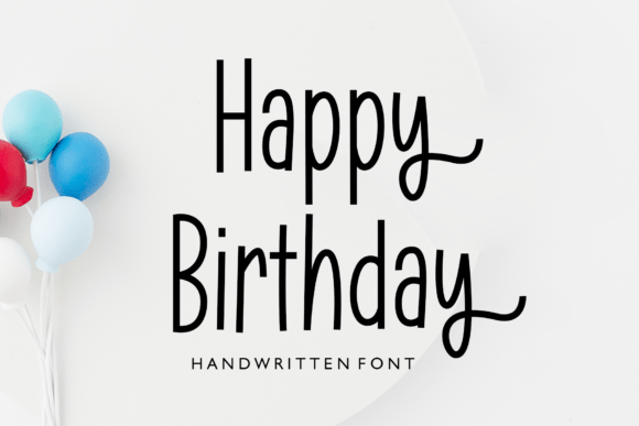 Happy Birrthday: A Whimsical Typeface for Editorial Design