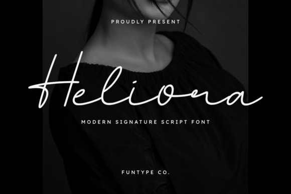 Heliora: A Bold Signature Script Font for Modern Brands