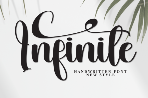 Infinite: A Premium Script Font for Brand Identity