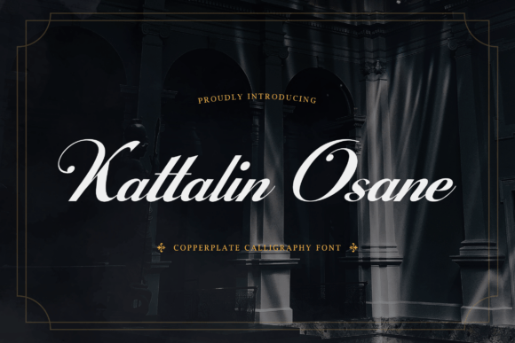 Kattalin Osane: A Copperplate Script Font for Crafters
