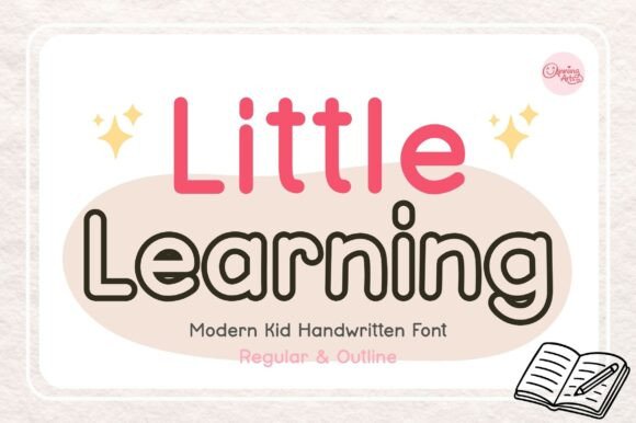 Little Learning: A Friendly Handwritten Font for Crafters