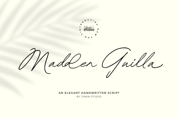 Madden Guilla: A Review of This Elegant Script Font