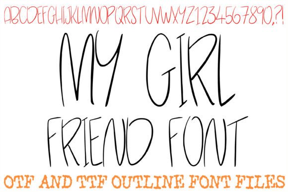 My Girl Friend: A Handwritten Typeface for Web Design