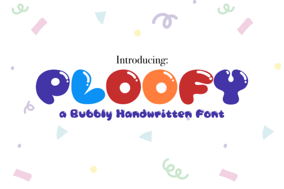 Ploofy: A Playful Display Typeface for Web Design