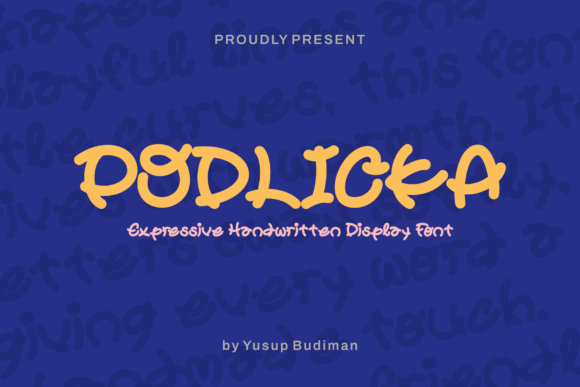 Podlicka: A Bold Handwritten Font for Editorial Design