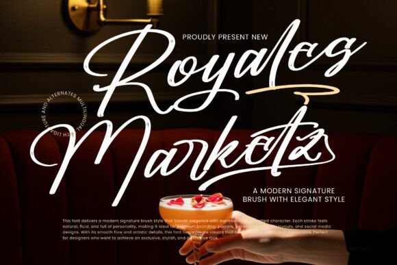 Royales Marketz: The Signature Font for Bold Campaigns
