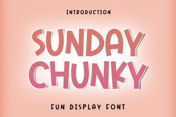 Sunday Chunky: A Modern Script Font for Web Design
