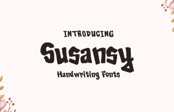Susansy: A Friendly Handwritten Font for Web Design