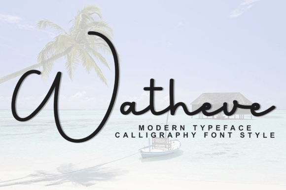 Watheve: A Festive Script Font for Crafters